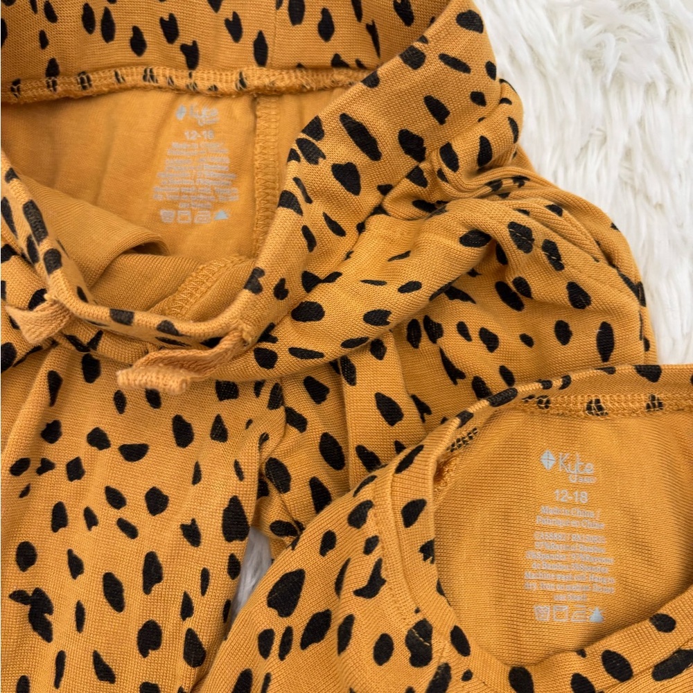 Kyte Marigold Cheetah Pajama Set - Picture 3 of 4